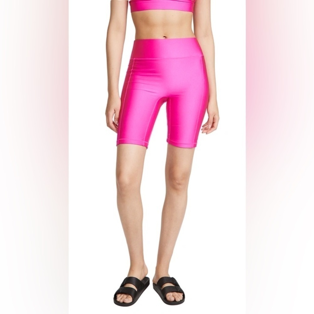 All Access Center Stage Biker Short in Influencer Pink, Size S